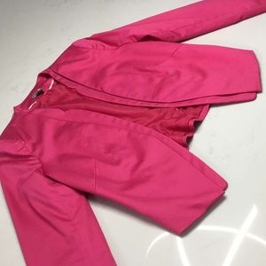 Pink suit jacket